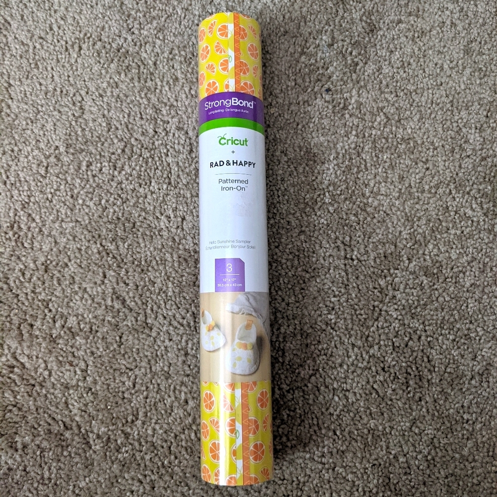 Cricut Patterned Iron On NWT
